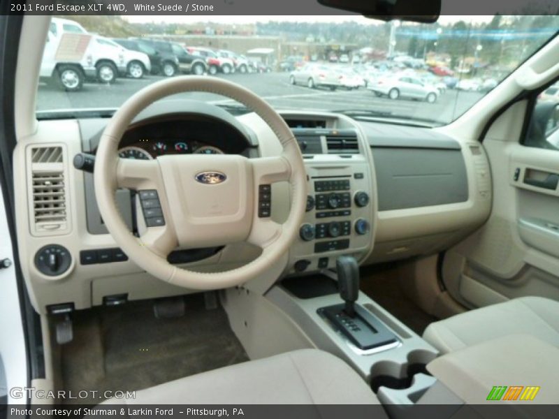 White Suede / Stone 2011 Ford Escape XLT 4WD