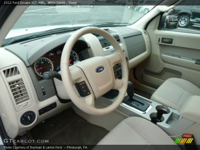 White Suede / Stone 2011 Ford Escape XLT 4WD