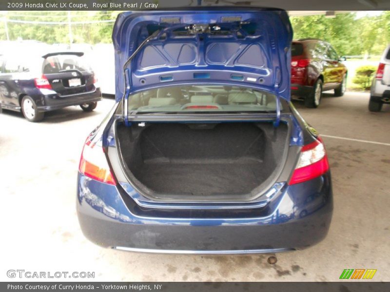 Royal Blue Pearl / Gray 2009 Honda Civic LX Coupe