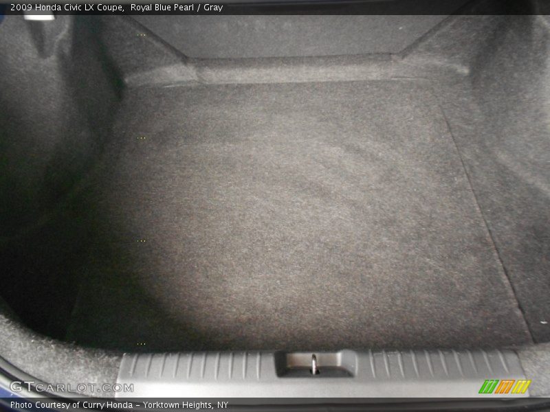 Royal Blue Pearl / Gray 2009 Honda Civic LX Coupe