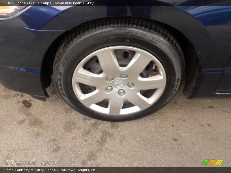 Royal Blue Pearl / Gray 2009 Honda Civic LX Coupe