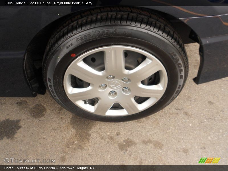 Royal Blue Pearl / Gray 2009 Honda Civic LX Coupe