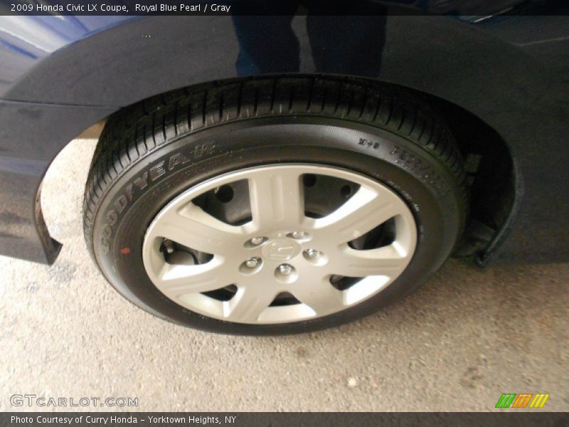 Royal Blue Pearl / Gray 2009 Honda Civic LX Coupe