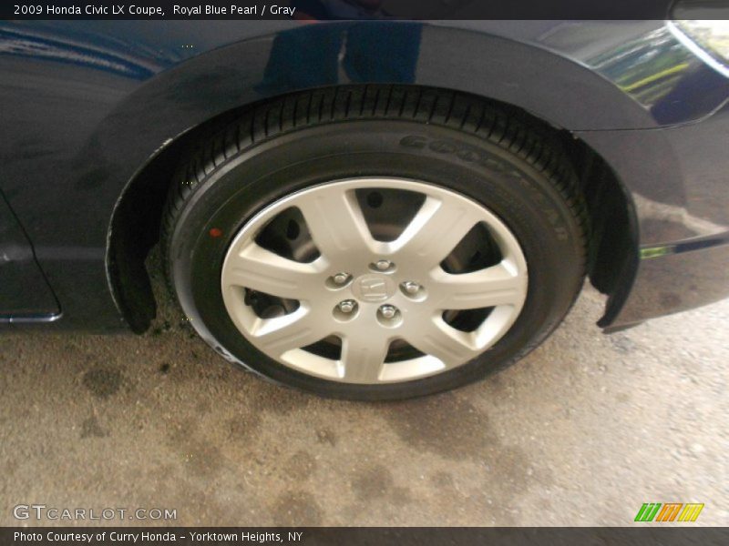Royal Blue Pearl / Gray 2009 Honda Civic LX Coupe