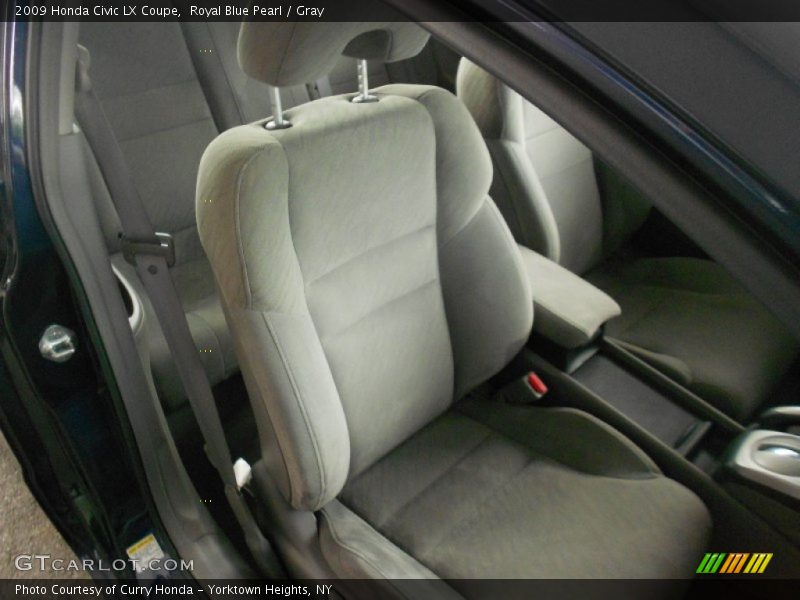 Royal Blue Pearl / Gray 2009 Honda Civic LX Coupe