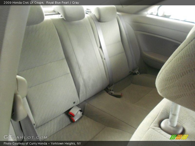 Royal Blue Pearl / Gray 2009 Honda Civic LX Coupe