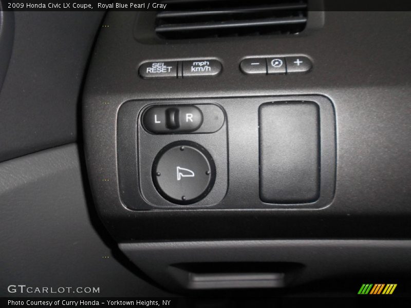 Royal Blue Pearl / Gray 2009 Honda Civic LX Coupe