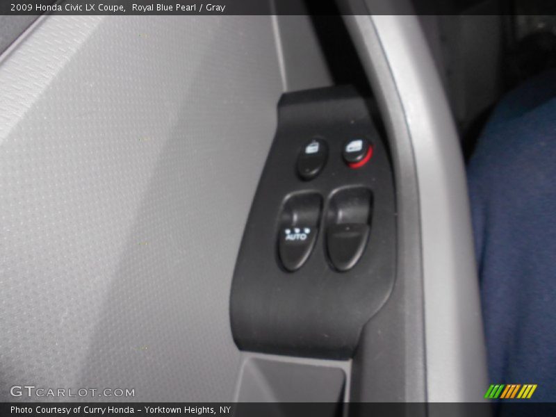 Royal Blue Pearl / Gray 2009 Honda Civic LX Coupe