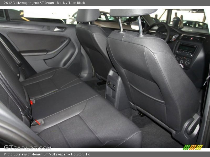 Black / Titan Black 2012 Volkswagen Jetta SE Sedan