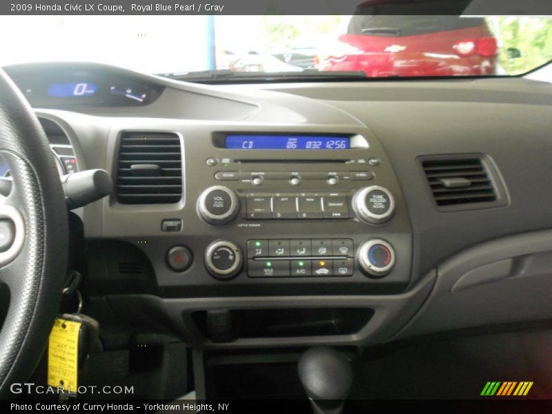 Royal Blue Pearl / Gray 2009 Honda Civic LX Coupe