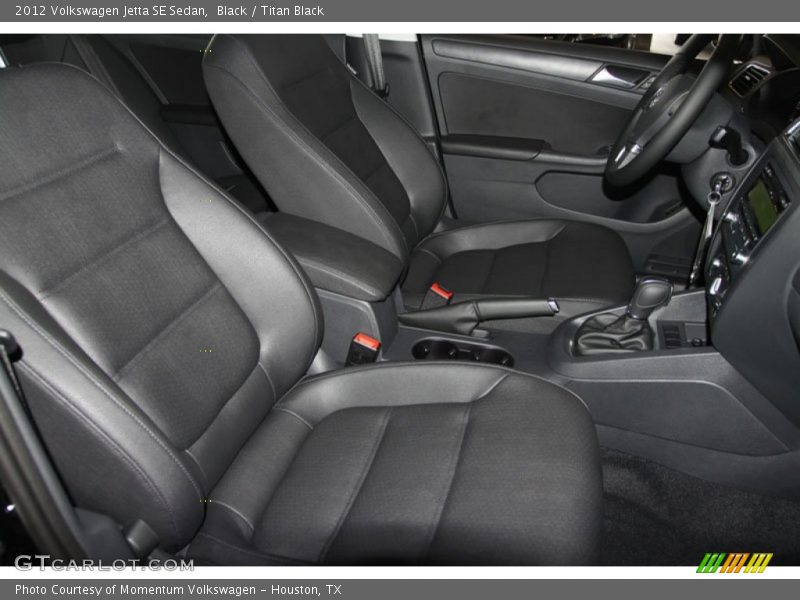 Black / Titan Black 2012 Volkswagen Jetta SE Sedan