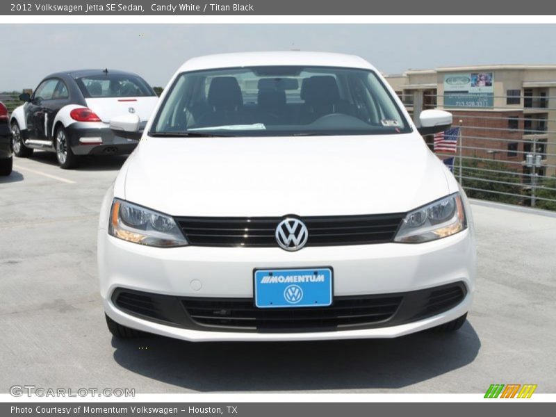 Candy White / Titan Black 2012 Volkswagen Jetta SE Sedan