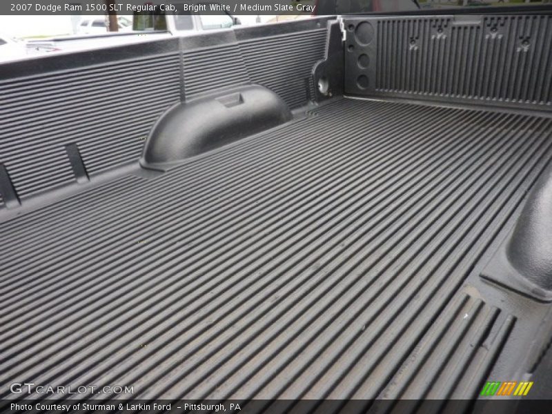 Bright White / Medium Slate Gray 2007 Dodge Ram 1500 SLT Regular Cab