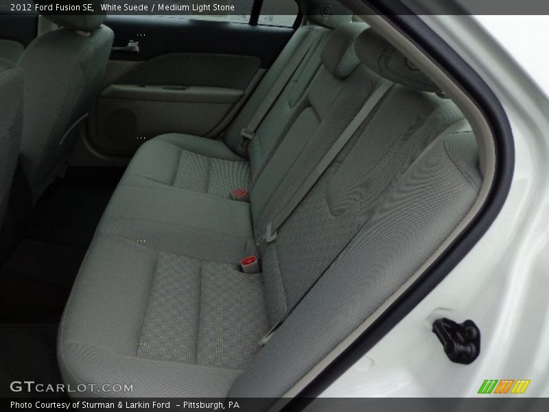 White Suede / Medium Light Stone 2012 Ford Fusion SE