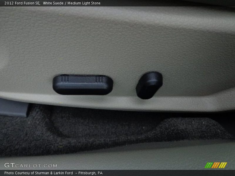 White Suede / Medium Light Stone 2012 Ford Fusion SE