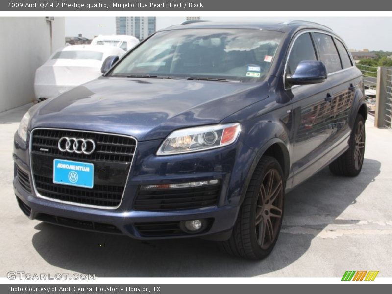 Mugello Blue Pearl Effect / Black 2009 Audi Q7 4.2 Prestige quattro