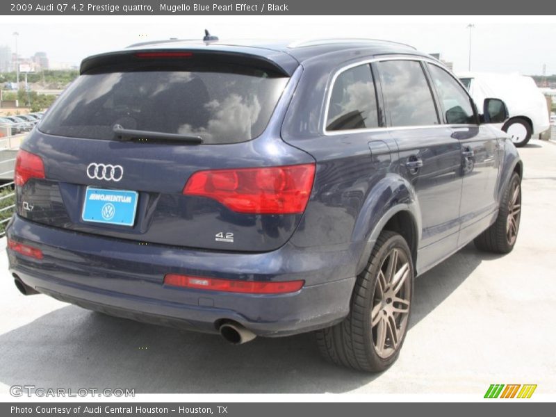 Mugello Blue Pearl Effect / Black 2009 Audi Q7 4.2 Prestige quattro