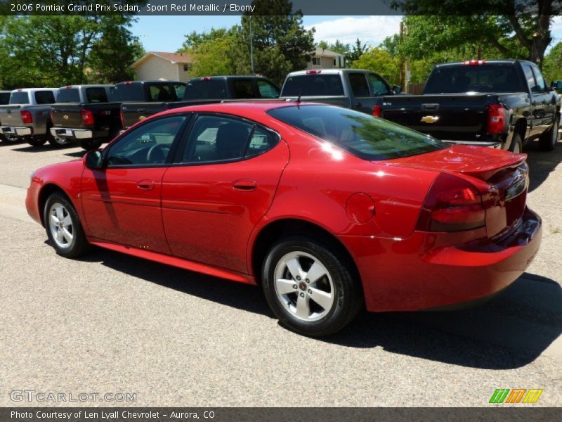 Sport Red Metallic / Ebony 2006 Pontiac Grand Prix Sedan