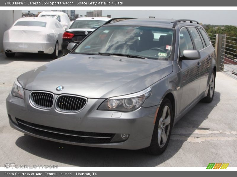 Space Grey Metallic / Black 2008 BMW 5 Series 535xi Sports Wagon