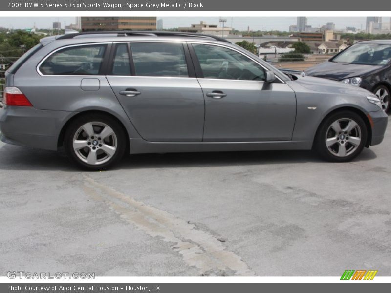 Space Grey Metallic / Black 2008 BMW 5 Series 535xi Sports Wagon