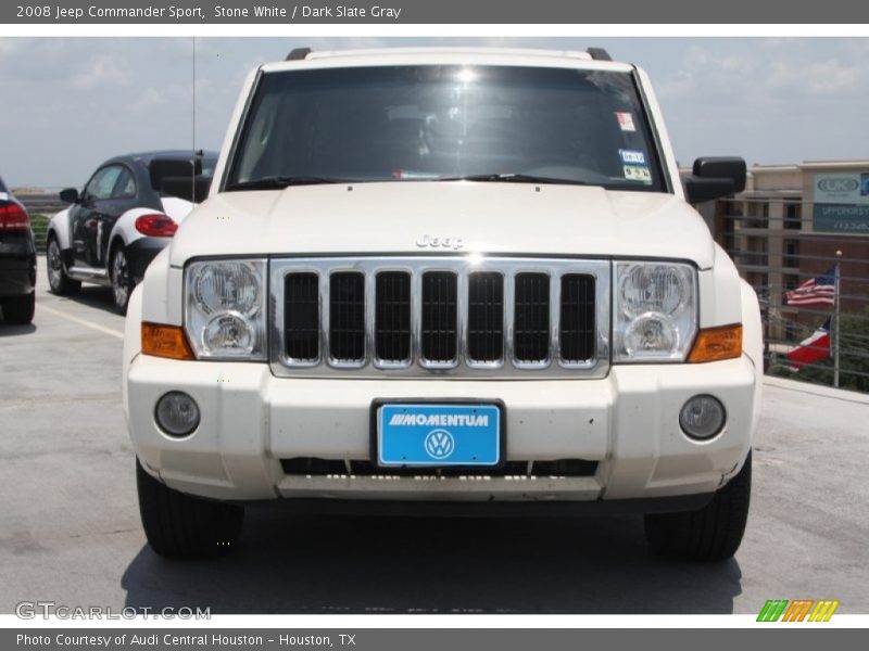 Stone White / Dark Slate Gray 2008 Jeep Commander Sport