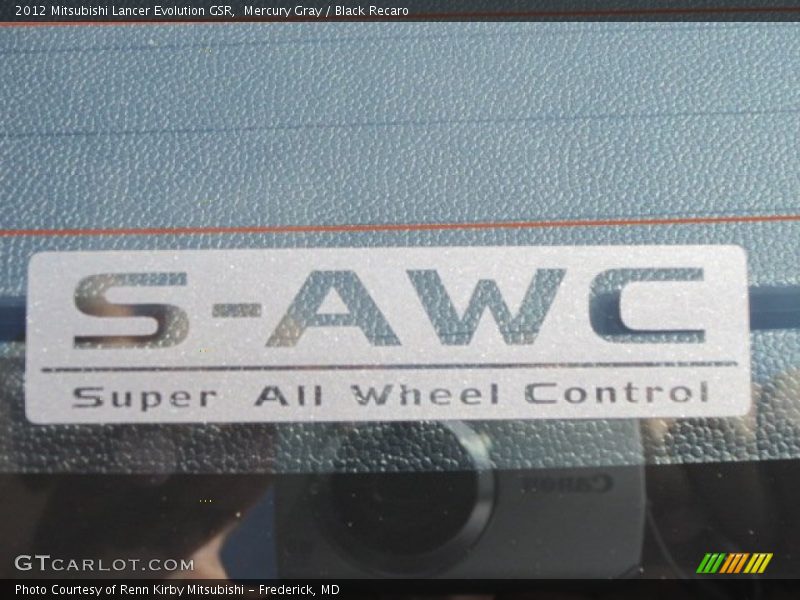  2012 Lancer Evolution GSR Logo