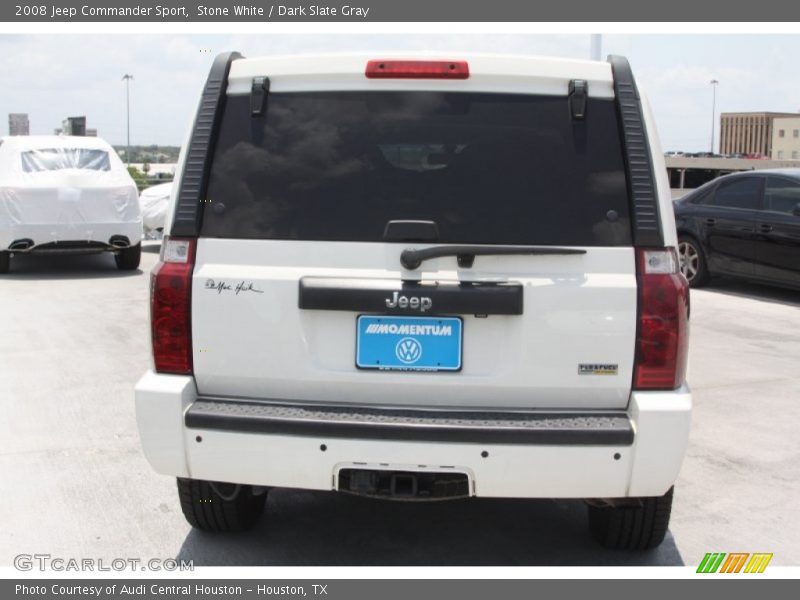 Stone White / Dark Slate Gray 2008 Jeep Commander Sport