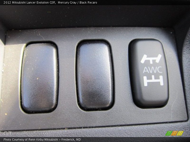 Controls of 2012 Lancer Evolution GSR