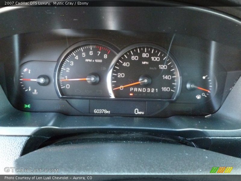 Mystic Gray / Ebony 2007 Cadillac DTS Luxury