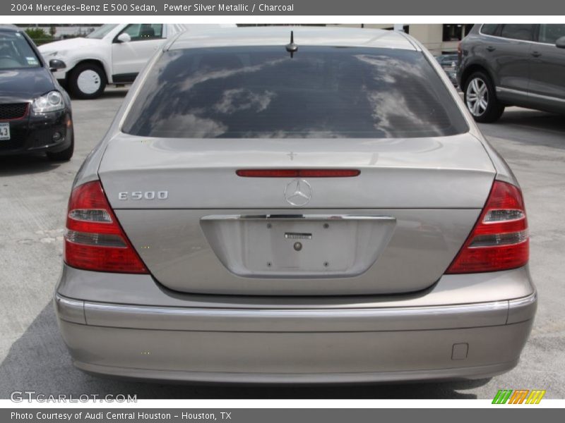 Pewter Silver Metallic / Charcoal 2004 Mercedes-Benz E 500 Sedan