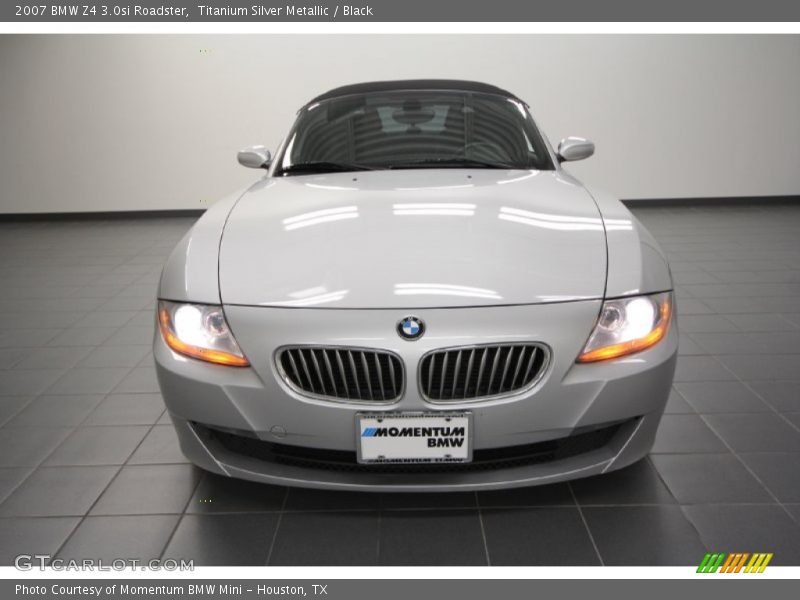 Titanium Silver Metallic / Black 2007 BMW Z4 3.0si Roadster
