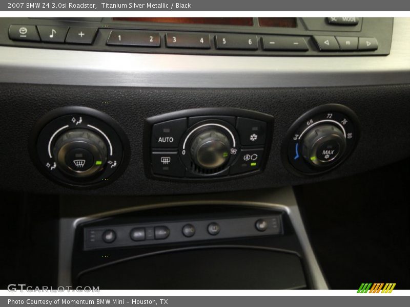 Titanium Silver Metallic / Black 2007 BMW Z4 3.0si Roadster