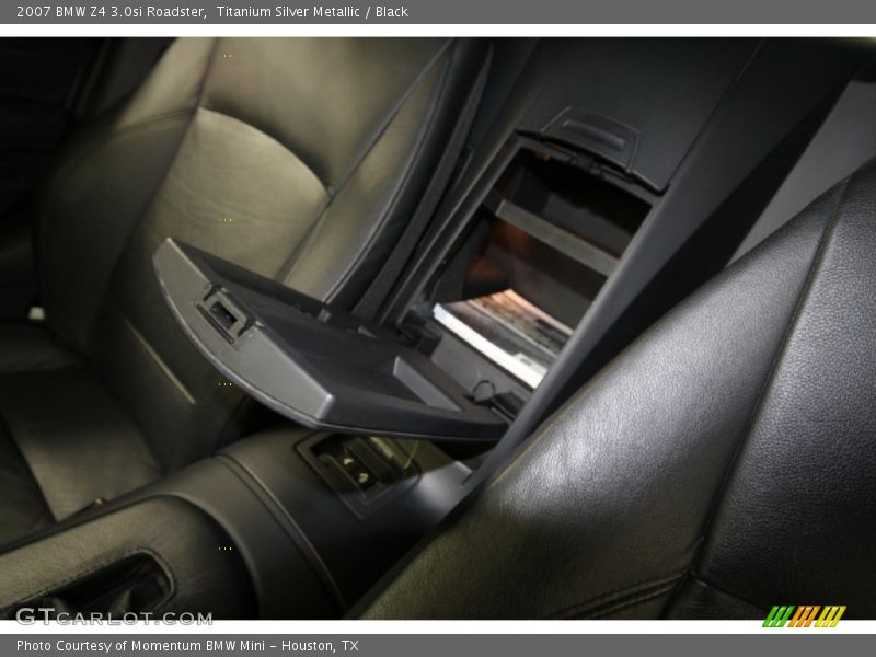 Titanium Silver Metallic / Black 2007 BMW Z4 3.0si Roadster
