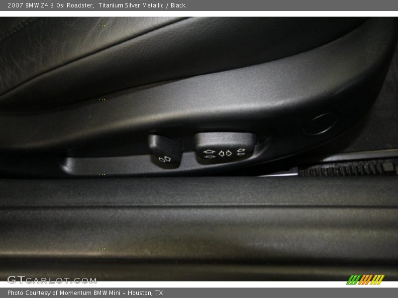 Titanium Silver Metallic / Black 2007 BMW Z4 3.0si Roadster