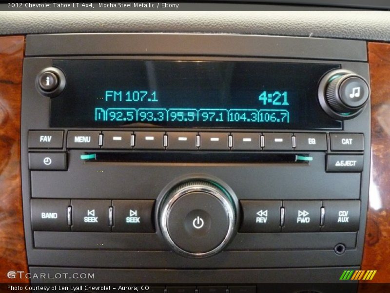 Mocha Steel Metallic / Ebony 2012 Chevrolet Tahoe LT 4x4