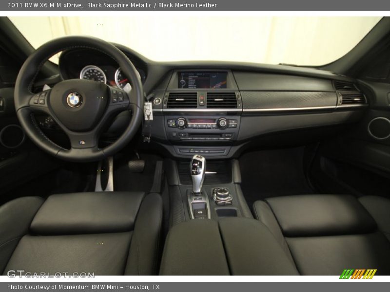 Black Sapphire Metallic / Black Merino Leather 2011 BMW X6 M M xDrive