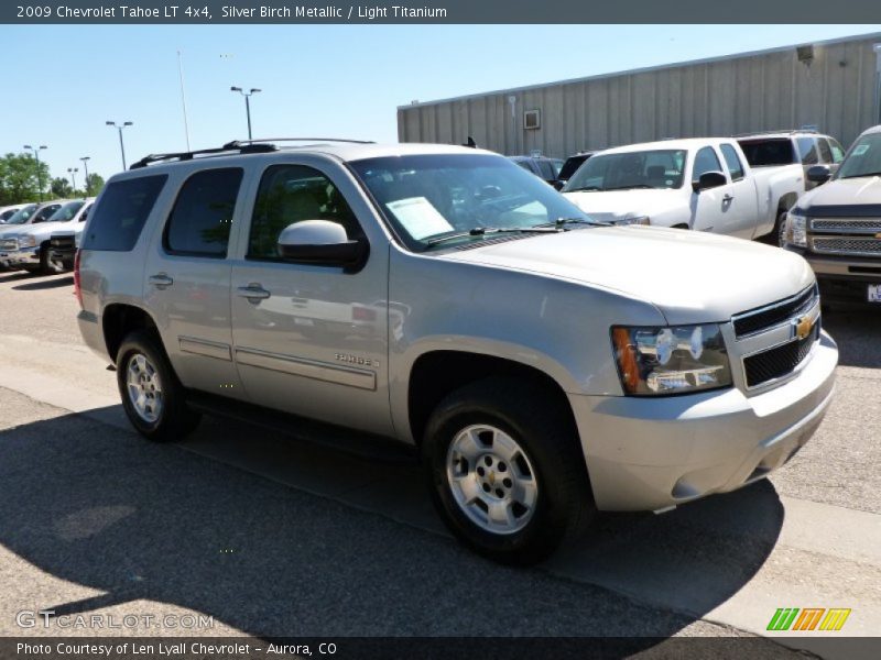 Silver Birch Metallic / Light Titanium 2009 Chevrolet Tahoe LT 4x4