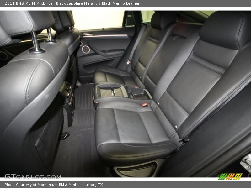Rear Seat of 2011 X6 M M xDrive