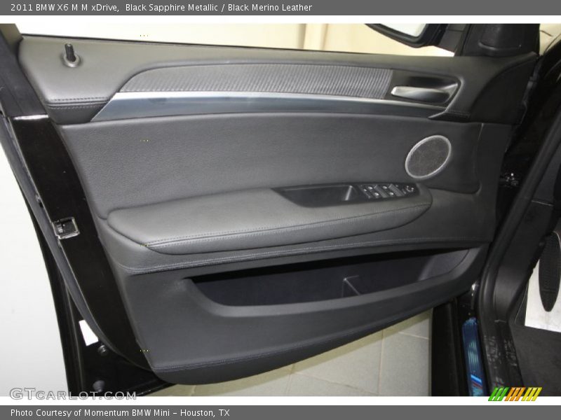 Black Sapphire Metallic / Black Merino Leather 2011 BMW X6 M M xDrive