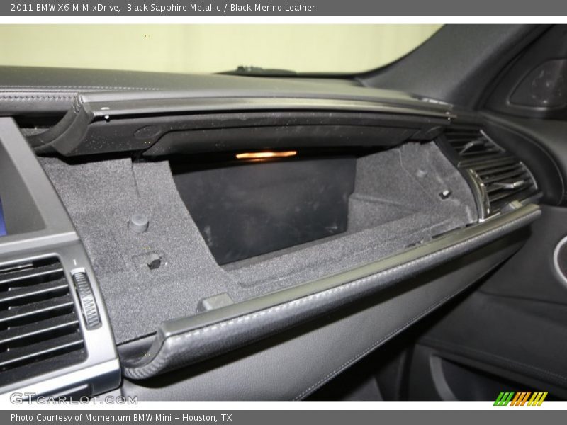 Black Sapphire Metallic / Black Merino Leather 2011 BMW X6 M M xDrive