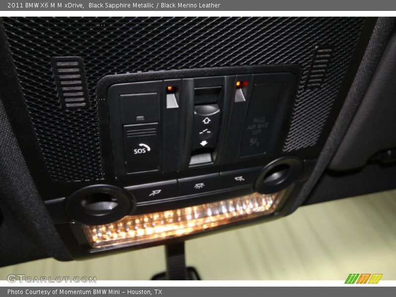 Black Sapphire Metallic / Black Merino Leather 2011 BMW X6 M M xDrive