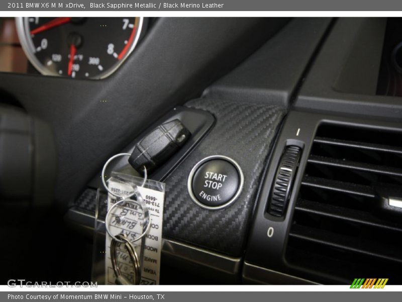 Black Sapphire Metallic / Black Merino Leather 2011 BMW X6 M M xDrive