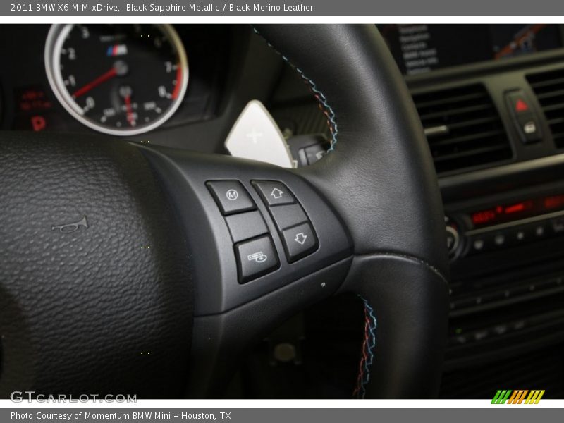 Black Sapphire Metallic / Black Merino Leather 2011 BMW X6 M M xDrive