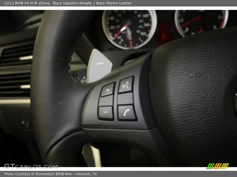 Black Sapphire Metallic / Black Merino Leather 2011 BMW X6 M M xDrive
