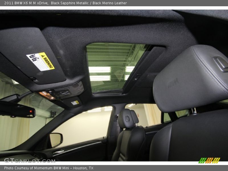 Black Sapphire Metallic / Black Merino Leather 2011 BMW X6 M M xDrive