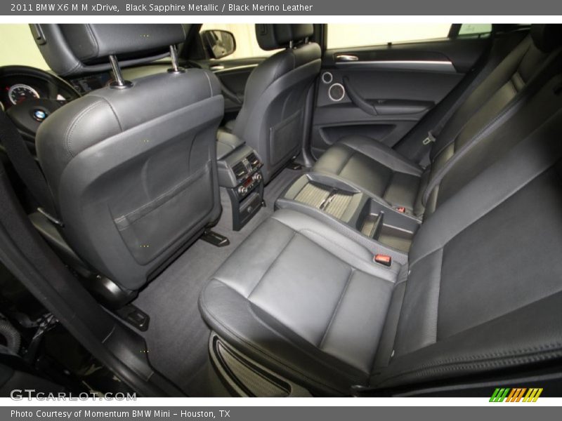 Black Sapphire Metallic / Black Merino Leather 2011 BMW X6 M M xDrive
