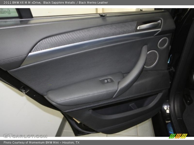 Black Sapphire Metallic / Black Merino Leather 2011 BMW X6 M M xDrive