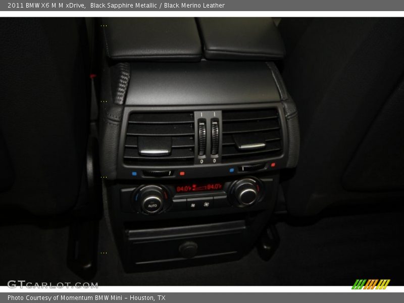 Black Sapphire Metallic / Black Merino Leather 2011 BMW X6 M M xDrive