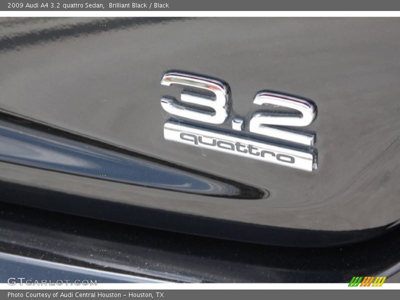 Brilliant Black / Black 2009 Audi A4 3.2 quattro Sedan