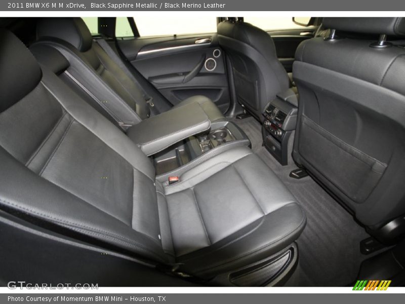 Black Sapphire Metallic / Black Merino Leather 2011 BMW X6 M M xDrive